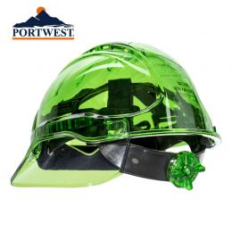半透明PC安全帽 通風(fēng)透氣 上方視野開闊 帶旋轉(zhuǎn)鈕， 吸汗帶 6點(diǎn)式針織帶 防紫外線UV400