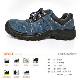 Portwest波偉斯特 透氣反絨牛皮安全鞋 防砸防刺防靜電 減震足跟 SRC防滑防油外底 雙密度整片底 FW02