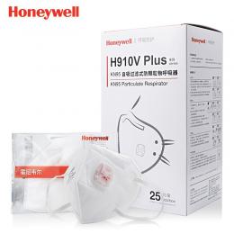 霍尼韋爾Honeywell 防偽顆粒物防護(hù)口罩H1009101V帶閥折疊口罩耳帶式