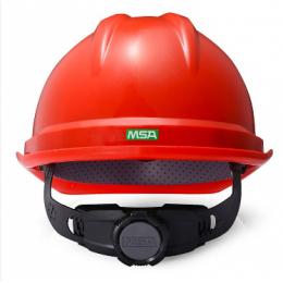 MSA/梅思安 V-Gard500 PE豪華型有孔安全帽 一指鍵帽襯
