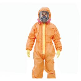 3M 4690橙色高級(jí)帶帽連體防化服，XXL