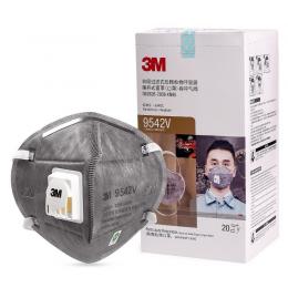 3M 9542V KN95有機(jī)蒸汽異味防護(hù)顆粒物口罩