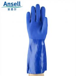 Ansell安思爾 14-663耐磨耐油防化PVC加長(zhǎng)手套