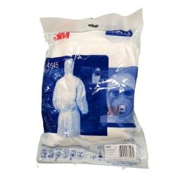 3M 4545白色帶帽連體防護(hù)服