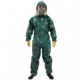 3M 4680綠色帶帽連體防護(hù)服