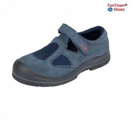 范特仕Funtownshoes 6207 優(yōu)質(zhì)灰色反絨牛皮防砸防滑防靜電安全鞋