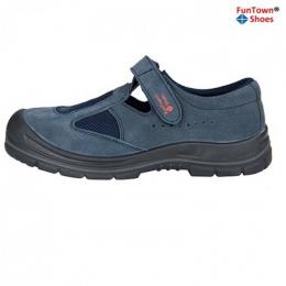 范特仕Funtownshoes 6207 優(yōu)質(zhì)灰色反絨牛皮防砸防滑防靜電安全鞋